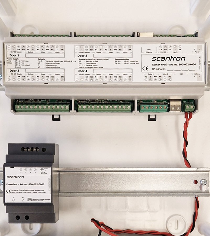 Alpha og powerbox - Alpha centraler