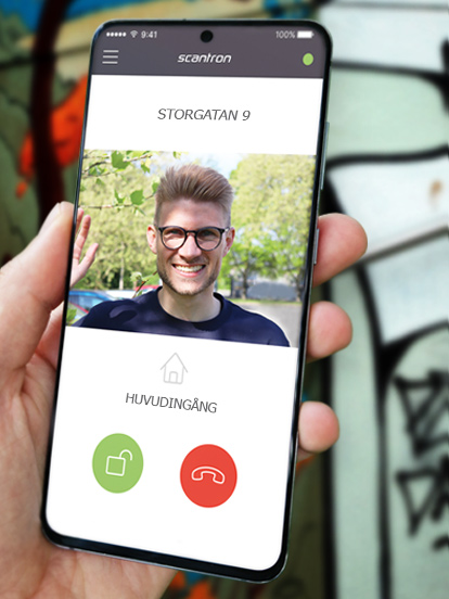 App mobil SE - Första sidan