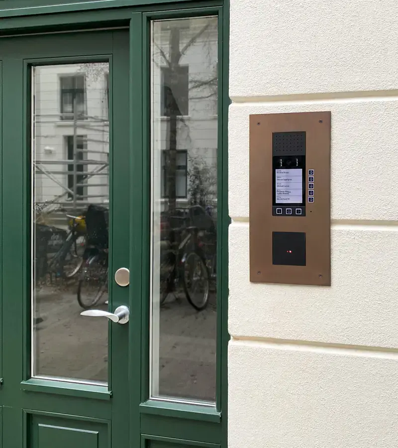 Digital porttelefon med LCD display och kamera - Porttelefon med kamera