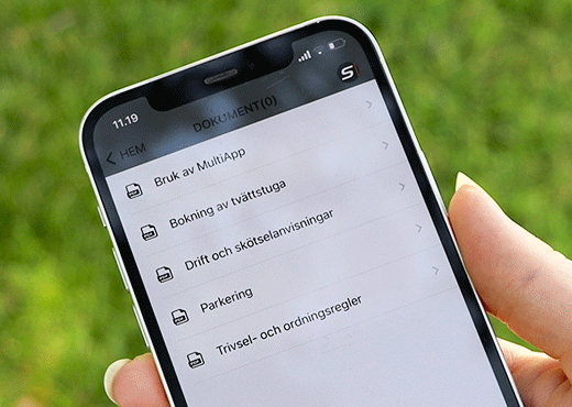 MultiApp dokument sideoversigt 520x370 SE - Komplettera med en porttelefon-app