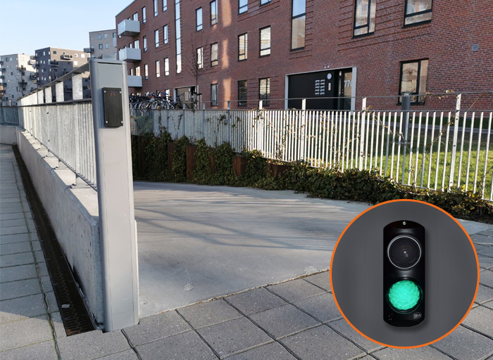 Parkering og trafiklysstyring med adgangskontrol - Passersystem