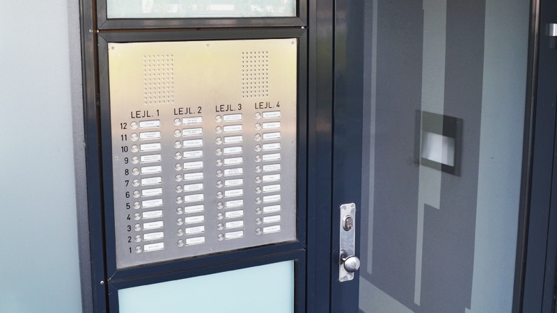 Scantron infälld porttelefon