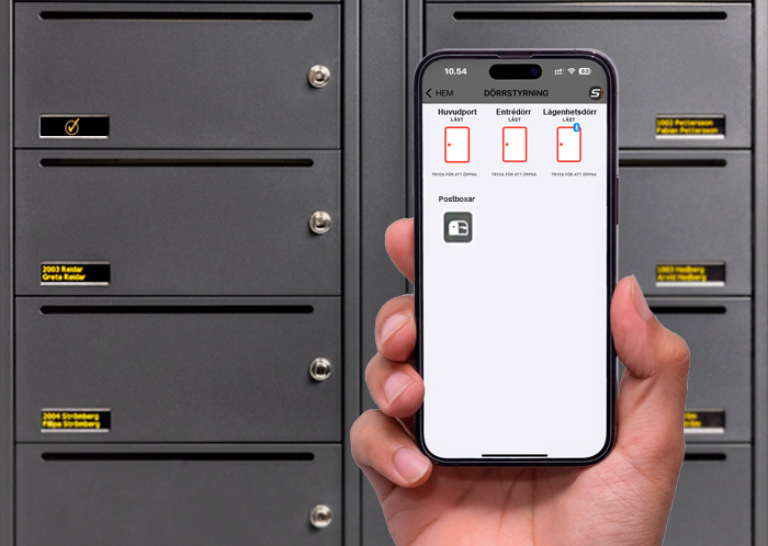 digitala postboxar multiapp - Dörröppning i MultiApp®