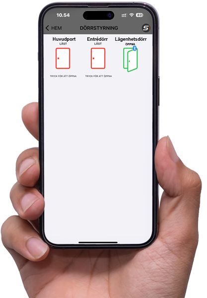 doeraabning hoveddoer offline laeser BLE SE web - Offline EvoLock®