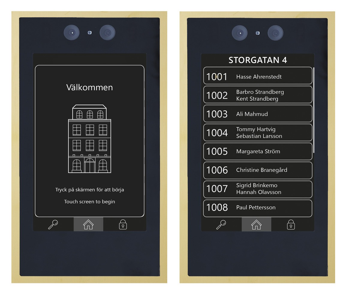 SAGA startskärm och boendeöversikt