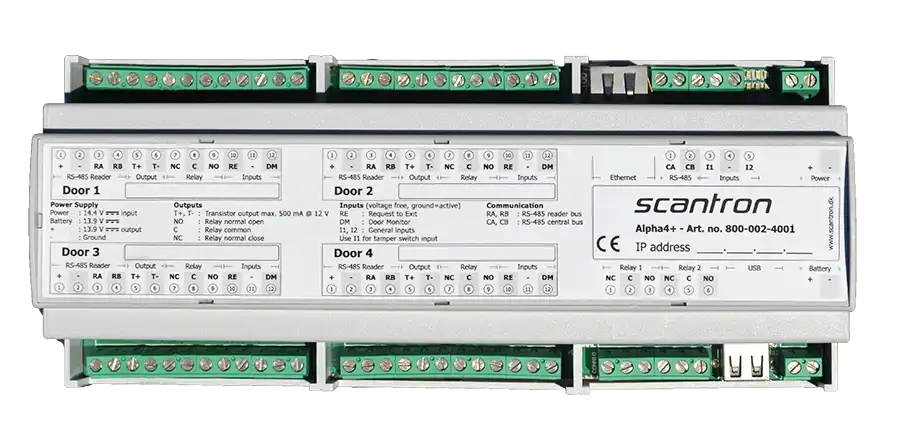 scantron alpha4 central 1 - Alpha central